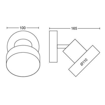 Philips 50601/30/P0 - LED Starmetis BUKKO LED/4,5W/230V