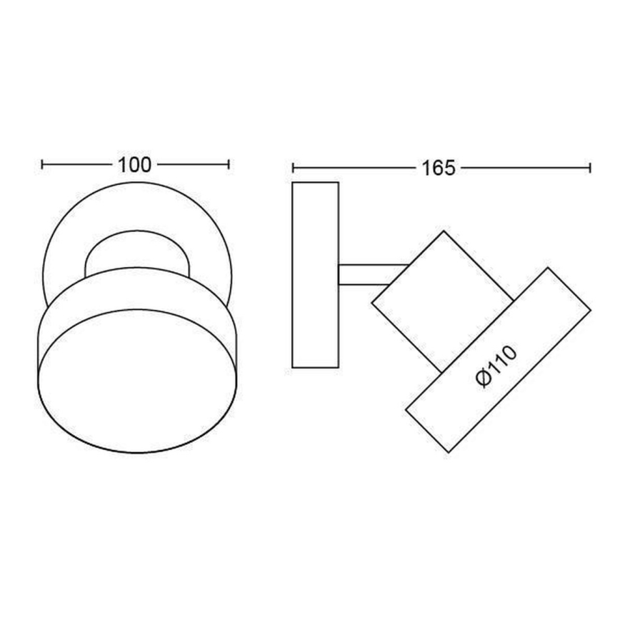 Philips 50601/30/P0 - LED Starmetis BUKKO LED/4,5W/230V
