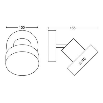 Philips 50601/31/P0 - LED Starmetis BUKKO LED/4,5W/230V