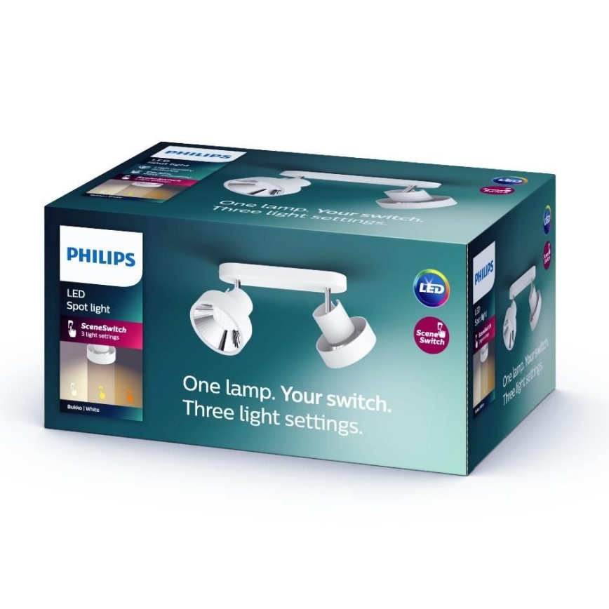 Philips 50602/31/P0 - LED Starmetis BUKKO 2xLED/4,5W/230V