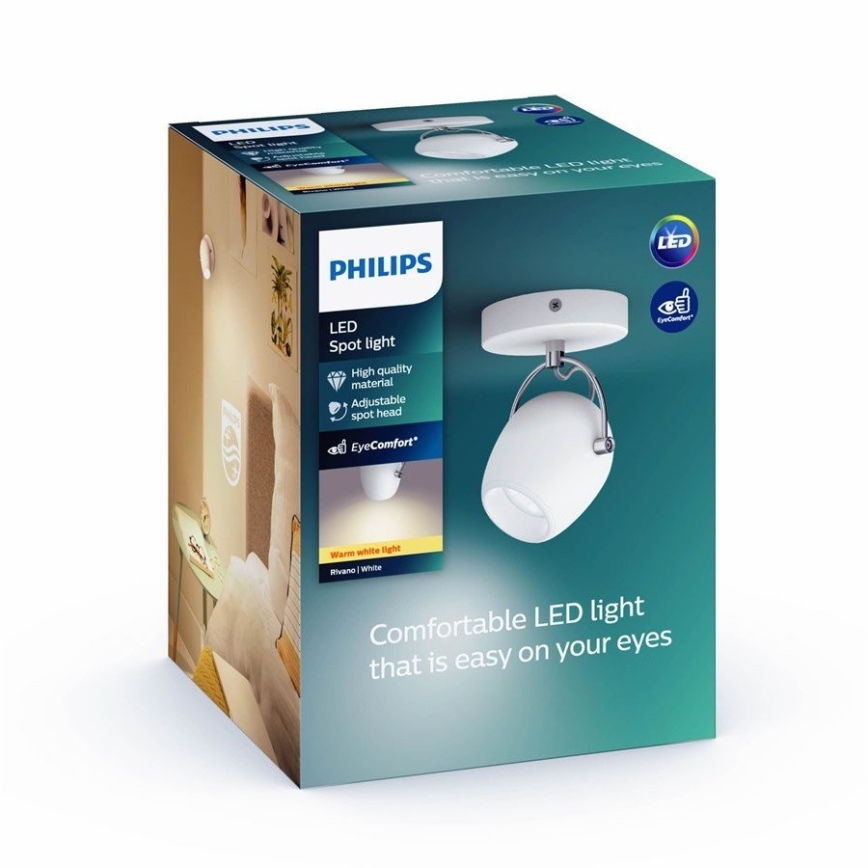 Philips 50611/31/P0 - LED Starmetis RIVANO LED/4,3W/230V