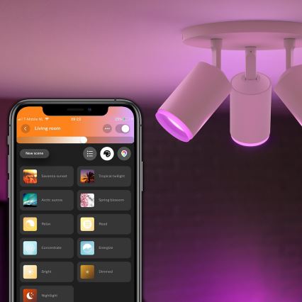 Philips - LED RGB Starmetis Hue FUGATO 3xGU10/5,7W/230V