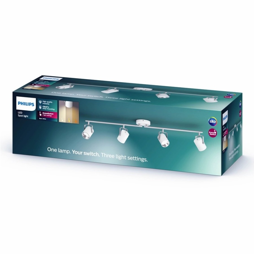 Philips - LED Starmetis 4xLED/4,3W/230V 2200/2500/2700K