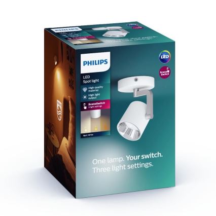 Philips - LED Aptumšojams starmetis 1xLED/4.5W/230V