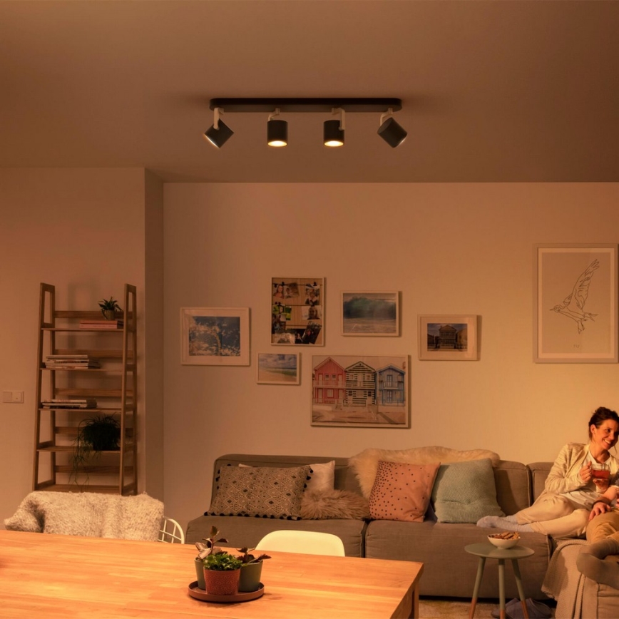 Philips - LED Aptumšojams starmetis 4xLED/4.5W/230V