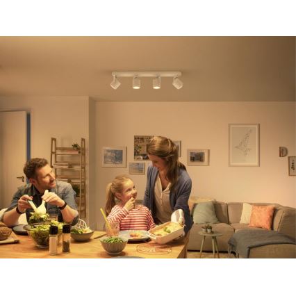 Philips - LED Aptumšojams starmetis 4xLED/4.5W/230V