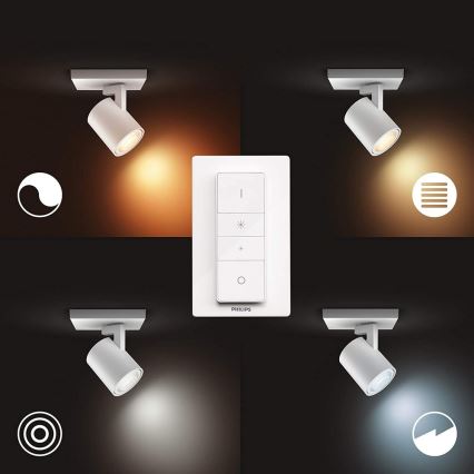 Philips - LED regulējams apgaismojums Hue RUNNER 1xGU10/5W/230V ar tālvadības pulti