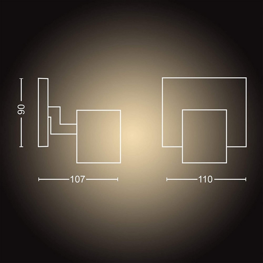 Philips - LED regulējams apgaismojums Hue RUNNER 1xGU10/5W/230V ar tālvadības pulti