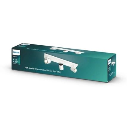 Philips - Griestu spotgaismeklis RUNNER 3xGU10/20W/230V