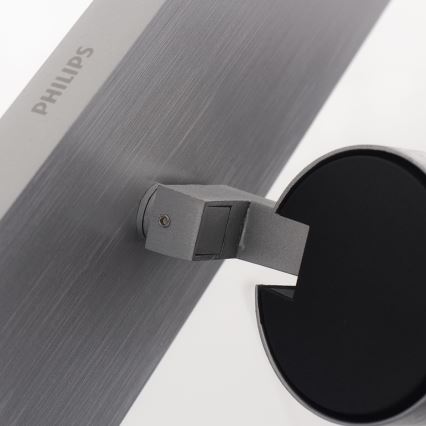 Philips - Virziena gaismeklis matēts hroms 3xGU10/20W/230V