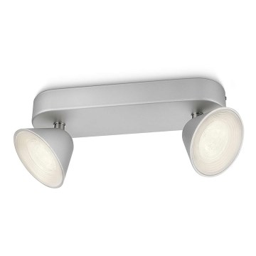 Philips 53282/48/16 - LED Starmetis TWEED 2xLED/3W/230V