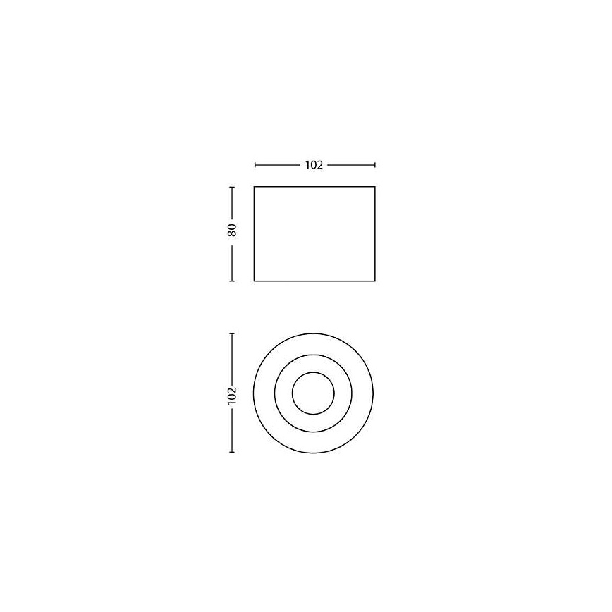 Philips - LED Aptumšojams starmetis 1xLED/4,5W/230V