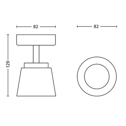 Philips - LED starmetis 1xLED/4W/230V