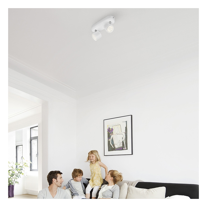Philips - LED Aptumšojams starmetis 2xLED/3W/230V