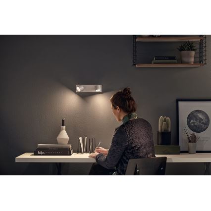 Philips 56242/31/P0 - LED Aptumšojams starmetis STAR 2xLED/4,5W/230V