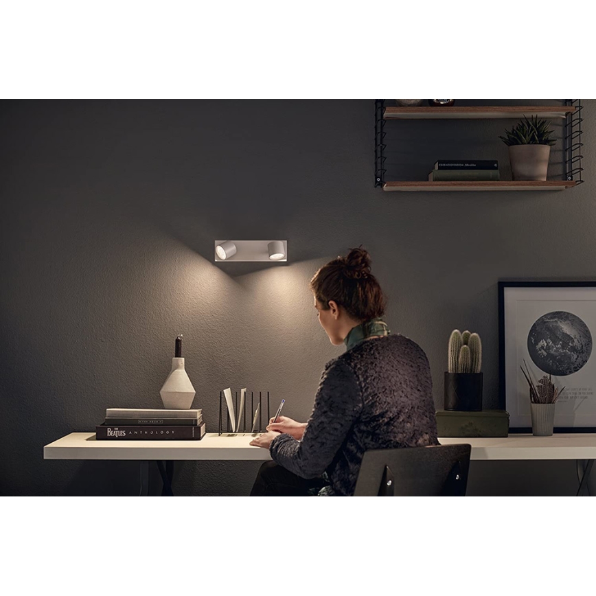 Philips 56242/31/P0 - LED Aptumšojams starmetis STAR 2xLED/4,5W/230V