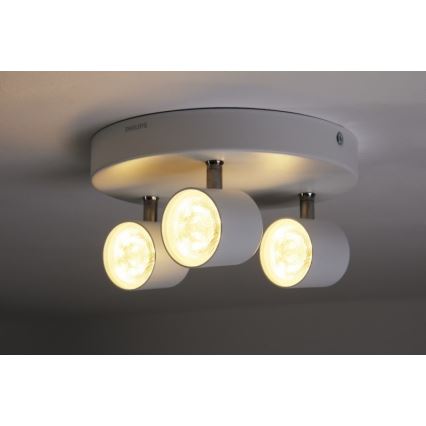 Philips - LED Aptumšojams starmetis 3xLED/4W/230V