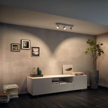Philips 56243/31/P0 - LED Aptumšojams starmetis STAR 3xLED/4,5W/230V