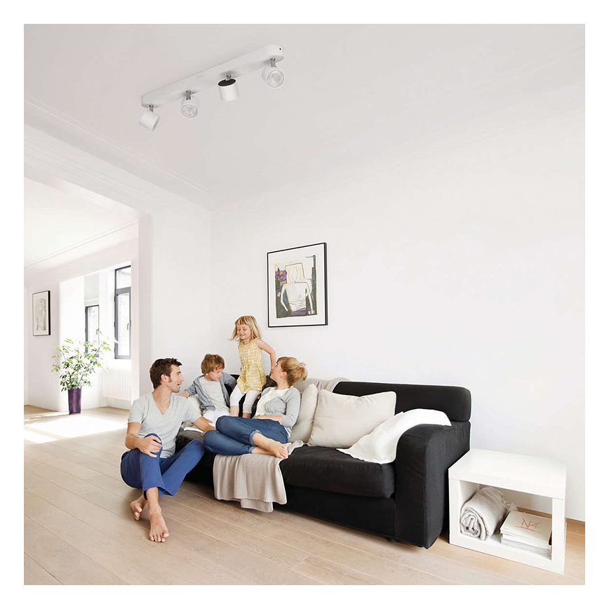 Philips - LED Aptumšojams starmetis 4xLED/3W/230V