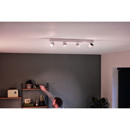 Philips - LED Aptumšojams starmetis 4xLED/4,5W/230V