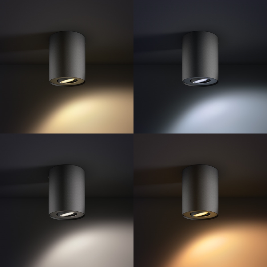 Philips - LED Aptumšojams starmetis Hue PILLAR 1xGU10/5,5W