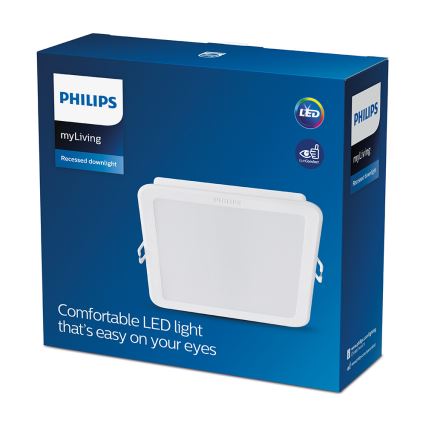 Philips - LED iebūvējamais griestu gaismeklis LED/12,5W/230V 3000K