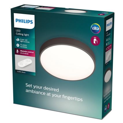 Philips - LED aptumšojams griestu gaismeklis LED/28W/230V + tālvadības pults