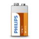 Philips 6F22L1F/10 -  Cinka hlorīda baterija 6F22 LONGLIFE 9V