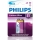Philips 6FR61LB1A/10 - Litija baterija 6LR61 LITHIUM ULTRA 9V