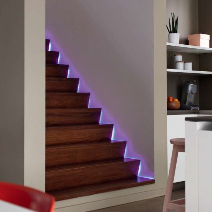 Philips - LED Aptumšojama josla 5m RGB LED/17W