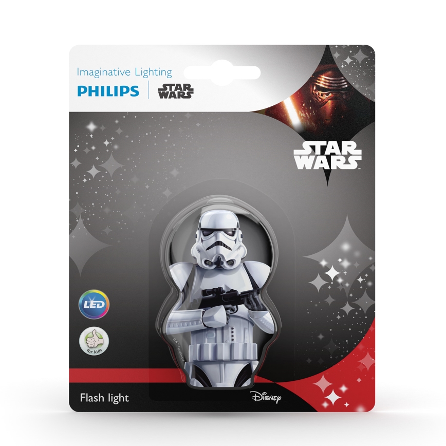 Philips 71767/97/16 - LED Bērnu lukturītis DISNEY STAR WARS 1xLED/0,3W/2xAAA