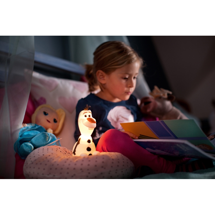 Philips 71768/08/16 - LED Bērnu lampa DISNEY FROZEN 1xLED/0,3W/3V