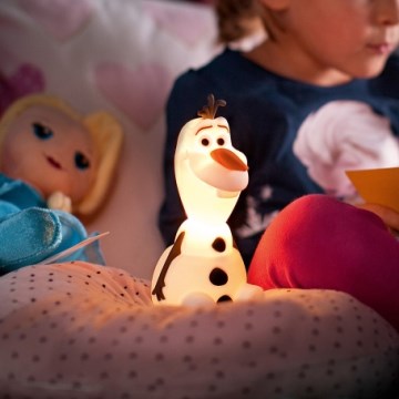 Philips 71768/08/16 - LED bērnu lampa DISNEY FROZEN OLAF LED/0,3W/3V sniegavīrs