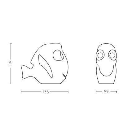 Philips - LED bērnu lampa LED/0,3W/3V