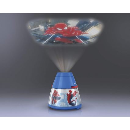 Philips 71769/40/16 - LED Bērnu lampa un projektors MARVEL SPIDER-MAN 1xLED/0.1W