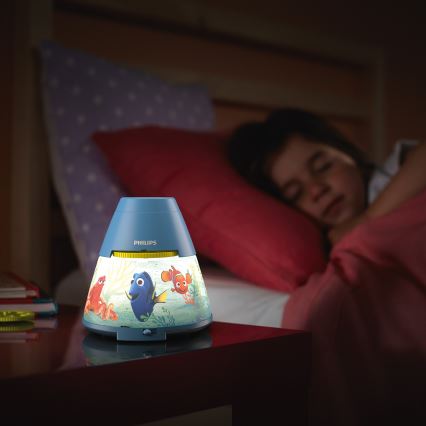 Philips 71769/90/16 - LED  Bērnu projektors DISNEY DORY LED/0,1W/3xAAA