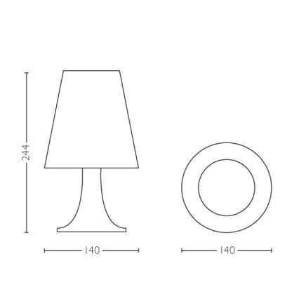 Philips - LED Bērnu galda lampa LED/2,3W/230V