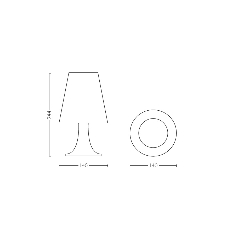 Philips - LED Bērnu galda lampa LED/2,3W/230V