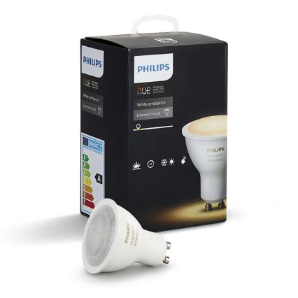 Philips - LED aptumšojama spuldze Hue WHITE AMBIANCE 1xGU10/5,5W