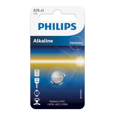 Philips A76/01B - Alkaline pogas tipa baterija MINICELLS 1,5V