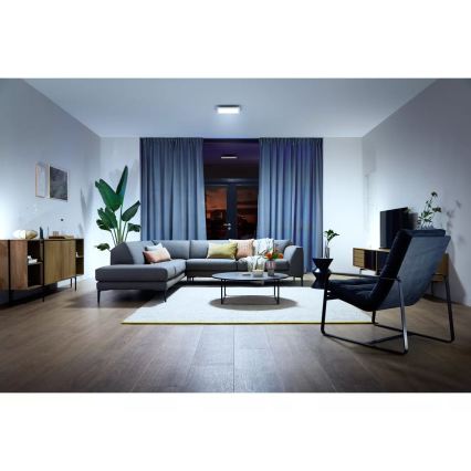 Philips - Regulējams LED griestu gaismeklis Hue AURELLE LED/19W/230V 2200-6500K 30x30 cm balts