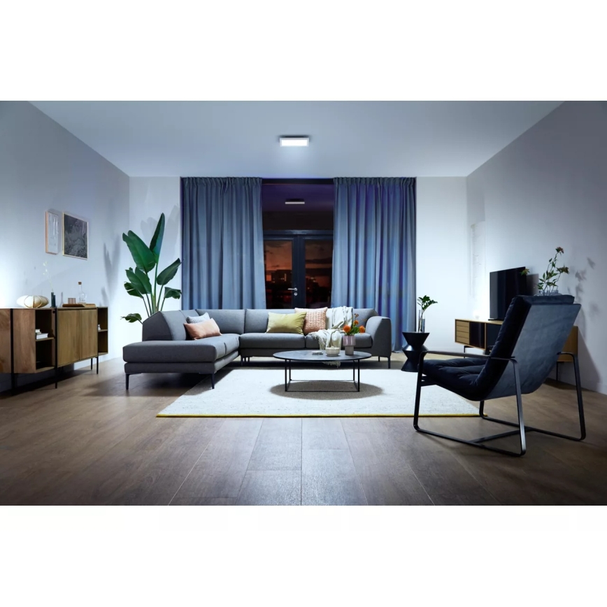 Philips - Regulējams LED griestu gaismeklis Hue AURELLE LED/19W/230V 2200-6500K 30x30 cm balts