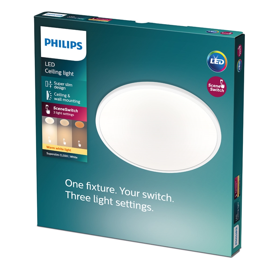 Philips - LED regulējama griestu lampa LED/15W/230V 2700K