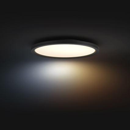 Philips - dimējama LED griestu lampa Hue AURELLE LED/21W/230V 2200-6500K Ø 39,5 cm melna