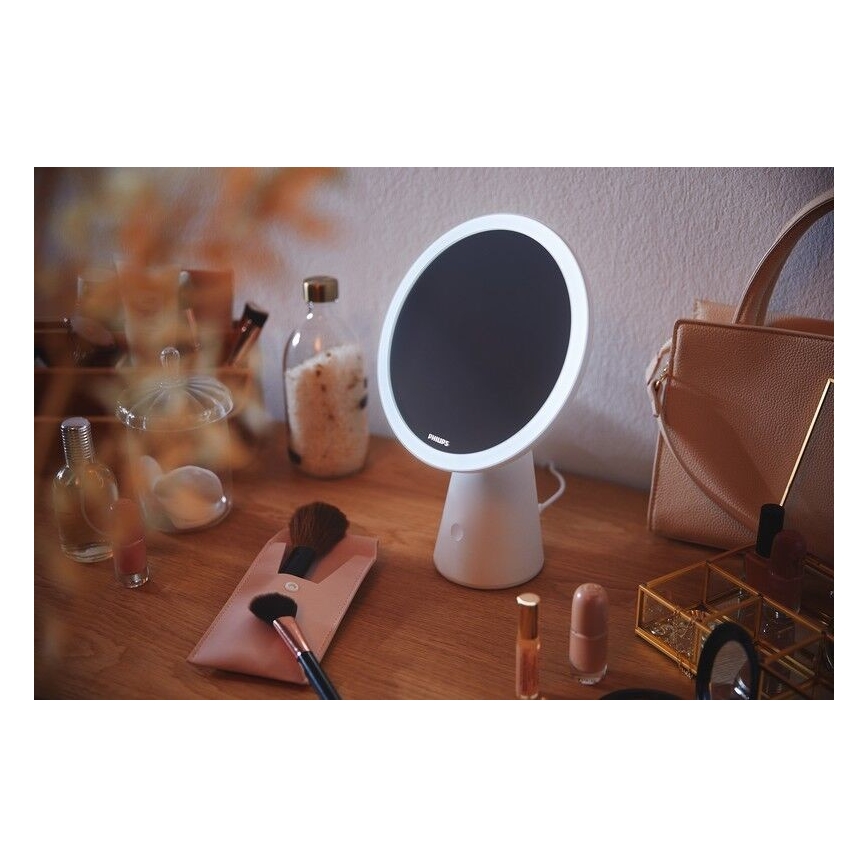 Philips - Aptumšojams kosmētiskais spogulis ar LED apgaismojumu MIRROR LED/4,5W/5V