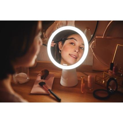 Philips - Aptumšojams kosmētiskais spogulis ar LED apgaismojumu MIRROR LED/4,5W/5V