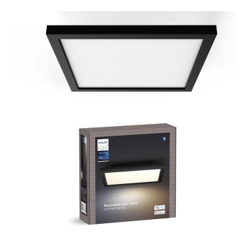 Philips - aptumšojams LED griestu gaismeklis Hue AURELLE LED/19W/230V 2200-6500K 30x30 cm melns