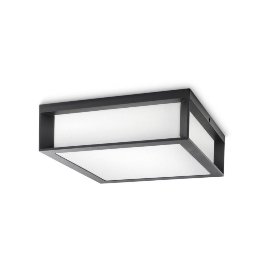 Philips - Āra griestu gaismeklis SKIES 2xE27/14W/230V IP44 antracīta