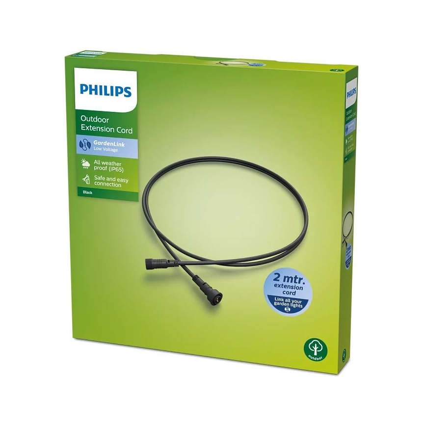 Philips - Āra pagarinātāja vads 2m IP65