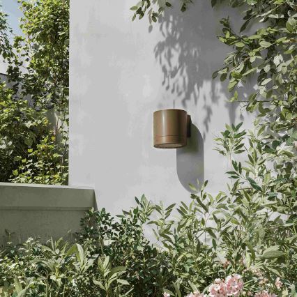 Philips - Āra sienas gaismeklis FYLX 1xGU10/5W/230V brūns IP44